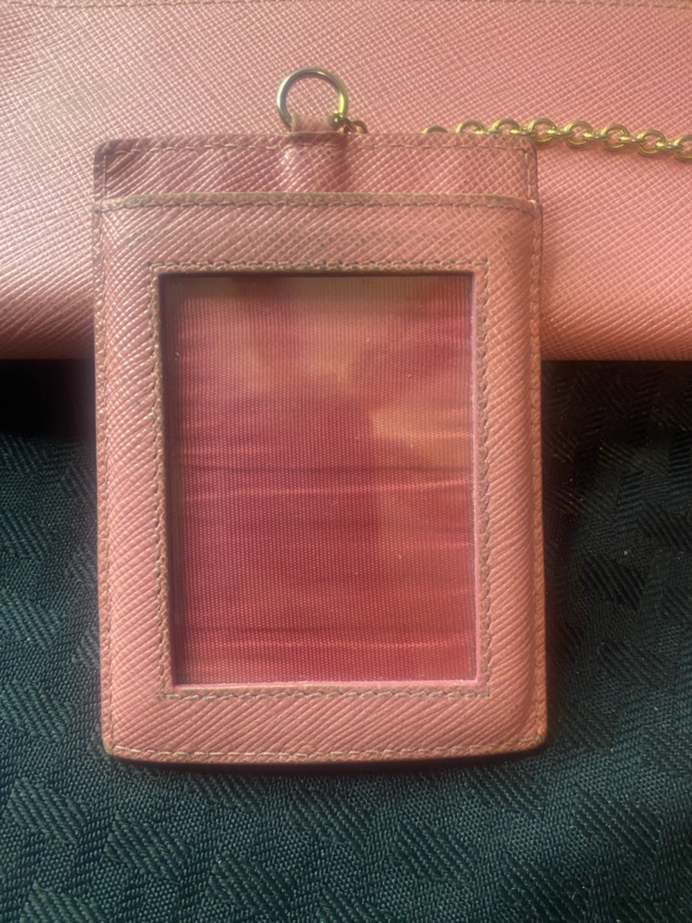 Prada Pink long wallet w/ ID card holder see pics - Picture 12 of 12